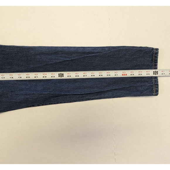 Levi’s 501 T Button Fly Jeans Women Size 26x28 Distressed Destroyed Blue - Picture 13 of 13